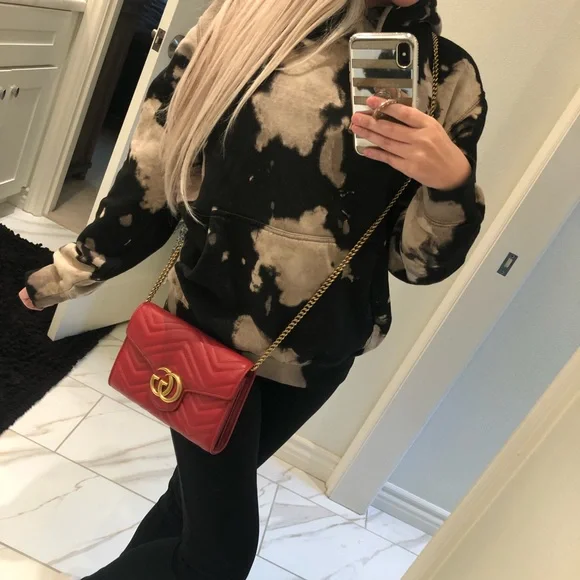 SOLD TO THE REALREAL* Gucci GG Marmont Chain Wallet bag - Picture 3 of 9